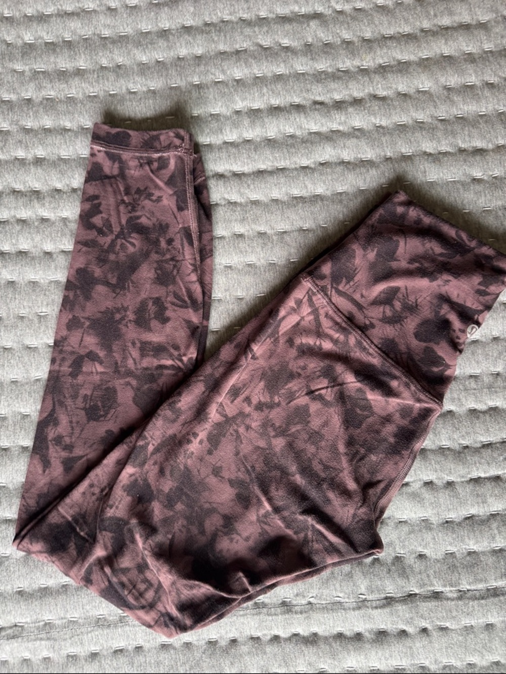 lululemon athletica Align Mauve Tie-Dye Leggings